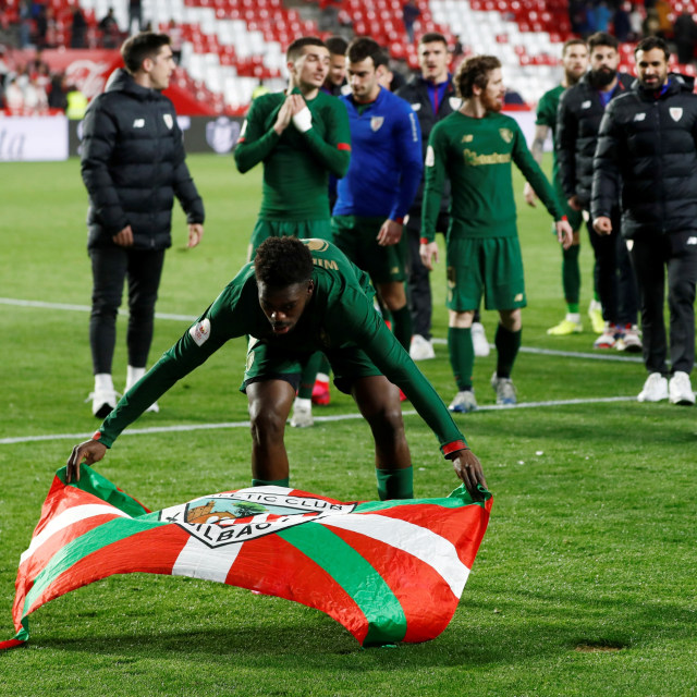 Athletic Bilbao lolos ke final Copa del Rey 2019/20 usai menyingkirkan Granada. Foto: REUTERS/Jon Nazca