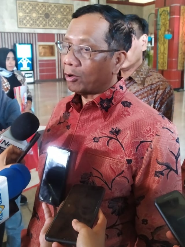 Menkonpolhukam Mahfud MD di Kantor Kemenkumham, Jakarta Selatan, Jumat (6/3). Foto: Maulan Ramadhan/kumparan