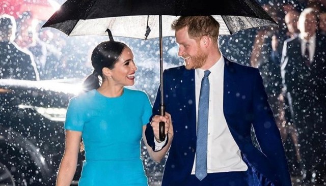 Penampilan perdana Meghan Markle dan Pangeran Harry di Inggris. Foto: dok. @hrhofsussex/ Instagram