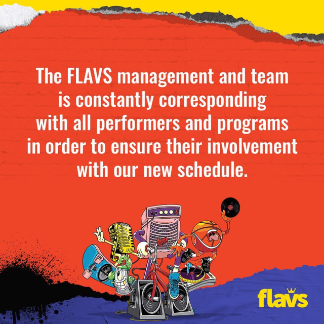 Festival Flavs 2020 ditunda karena virus corona dok Instagram @flavs.id