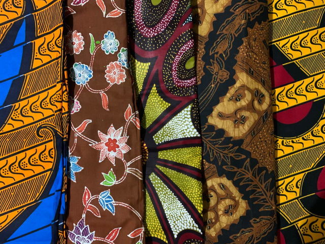 Berbagai corak dan motif Batik dan Ankara