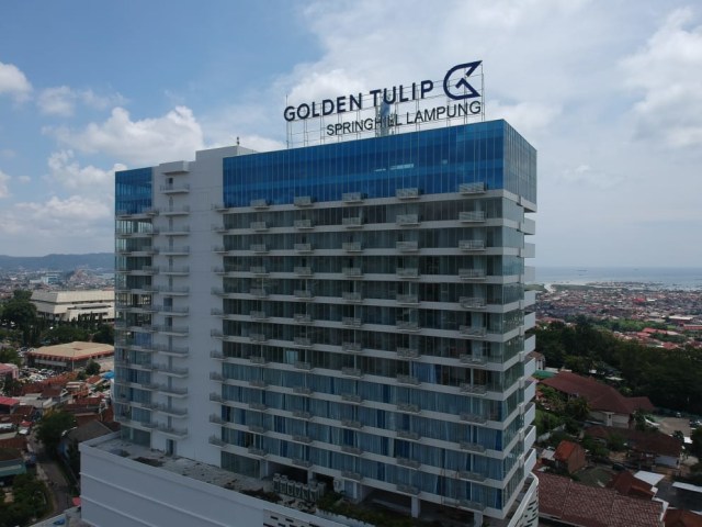 Golden Tulip Springhill Bandar Lampung, Senin (27/1) | Foto : Dimas Prasetyo/Lampung Geh