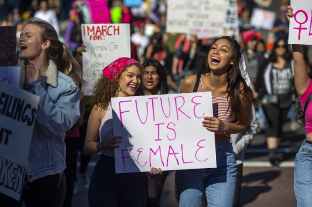 Women's March. Foto: David McNew/ AFP