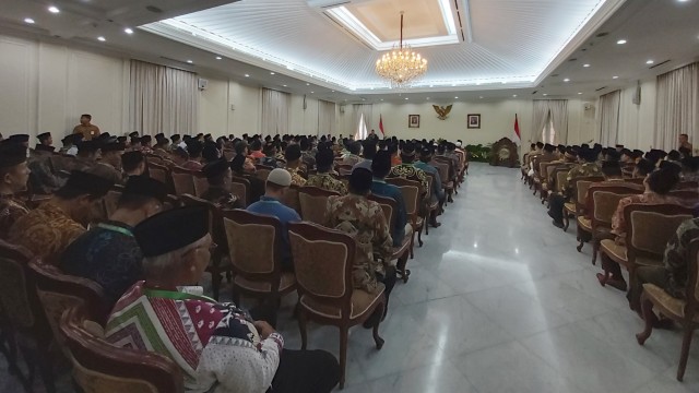 Ma'ruf Amin Hadiri Pembukaan Rakornas Ikatan Dai Indonesia (11500)