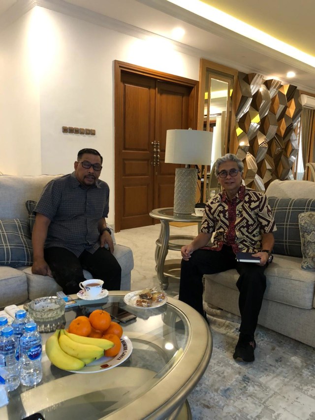 Pertemuan Kepala SKK Migas Dwi Soetjipto dengan Gubernur Maluku Murad Ismail. Foto: Dok. SKK Migas