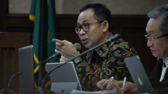 Tubagus Chaeri Wardana alias Wawan saat menjalani sidang pemeriksaan saksi di Pengadilan Tipikor. Foto: Irfan Adi Saputra/kumparan