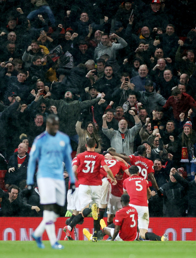 Man United, Raja Derbi Manchester musim ini. Foto: Action Images via Reuters/Carl Recine