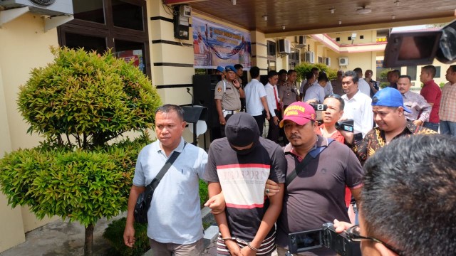 Tersangka pembunuhan remaja di Tanjungbalai, Sumut. Foto: Istimewa