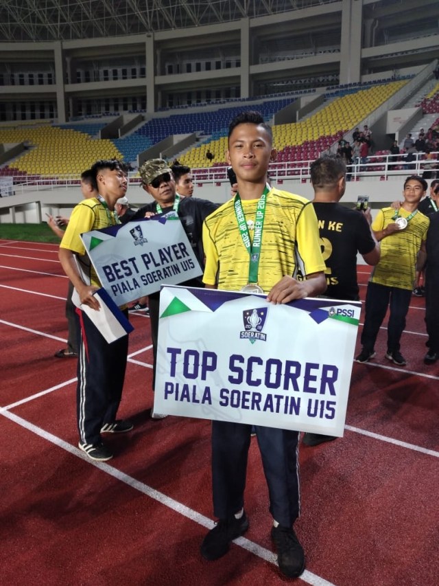 Krisna Sulistia, top skor Piala Suratin U-15. Foto: Dok. PSSI