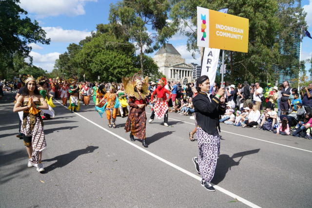 Ragam Budaya Indonesia Meriahkan Moomba Festival Parade 2020 di Melbourne (210174)