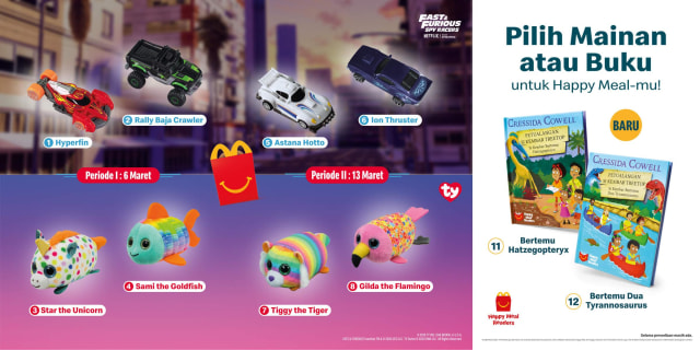 Paket Happy Meal di McD  Foto: McDonald's Indonesia