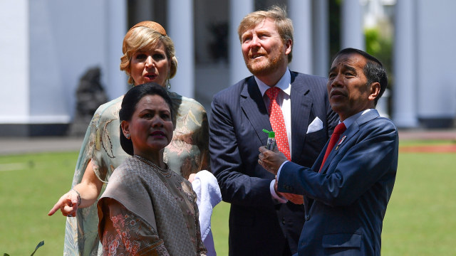 Jokowi terima kunjungan Raja dan Ratu Belanda