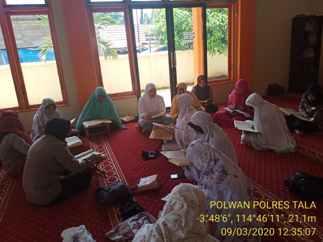 Tadarus Al-Quran Polres Tala Foto: Dok: Polres Tala