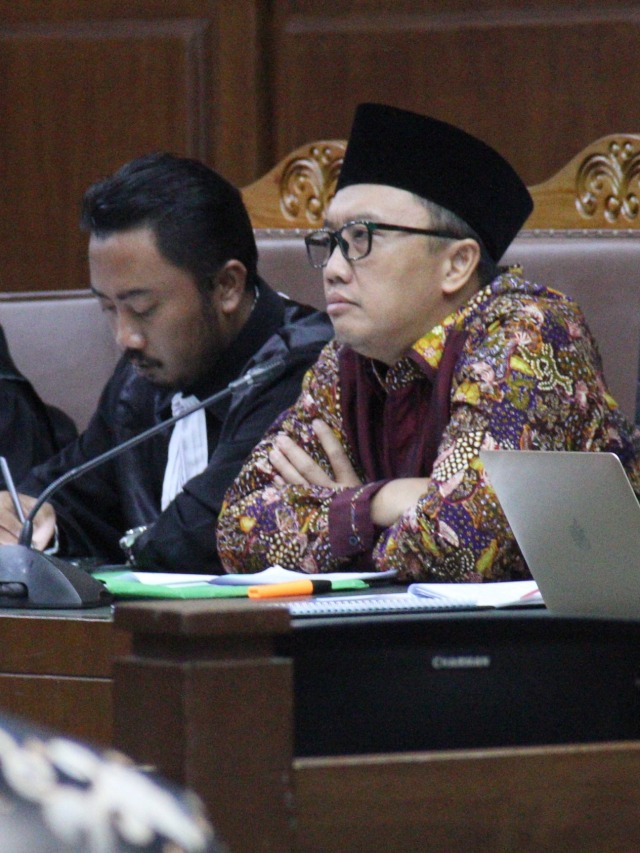 Eks Menpora Imam Nahrawi menjalani sidang dengan agenda mendegarkan saksi di Pengadilan  di Pengadilan Tipikor, Jakarta, Rabu (11/3).  Foto: Jamal Ramadhan/kumparan