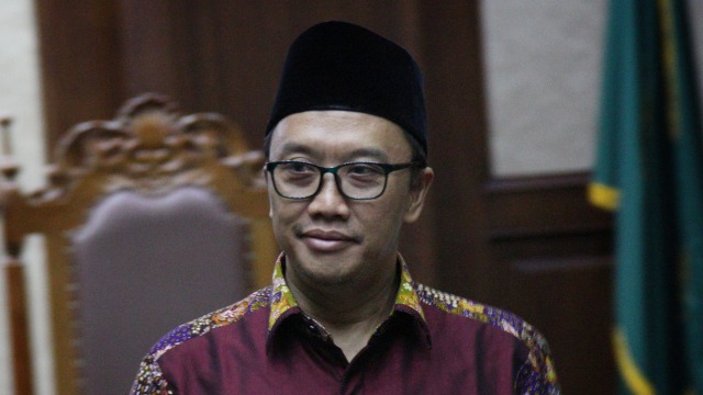 Eks Menpora Imam Nahrawi di Pengadilan Tipikor, Jakarta, Rabu (11/3).  Foto: Jamal Ramadhan/kumparan