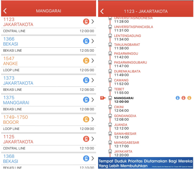 Aplikasi Jadwal Kereta Commuter Line 2021