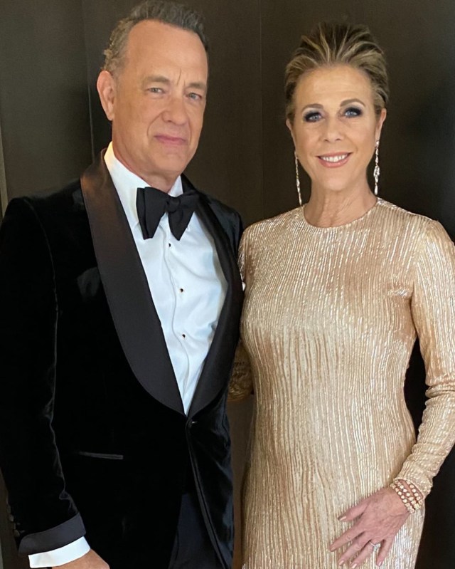 Tom Hanks dan istrinya Rita Wilson Foto: Instagram @ritawilson