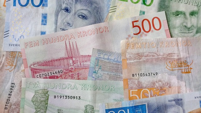 Ilustrasi mata uang Swedia, Krona. Foto: Pixabay
