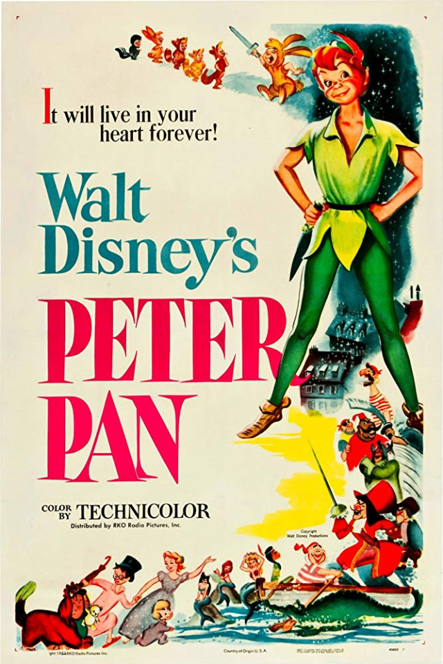 Film Peter Pan (1953). Sumber: Disney Enterprises, Inc.