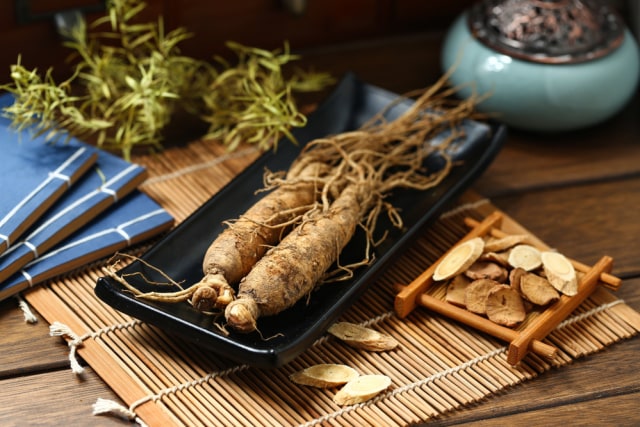 com-Ginseng memiliki berbagai khasiat. Foto: Shutterstock