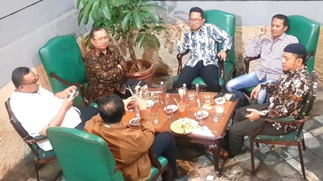 Pertemuan enam sekjen parpol di Kawasan Bidakara, Jakarta Pusat, Kamis, 12 Maret 2020. Foto: Dok. PKPI