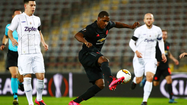Odion Ighalo di laga LASK vs Manchester United Foto: REUTERS/Lisi Niesner