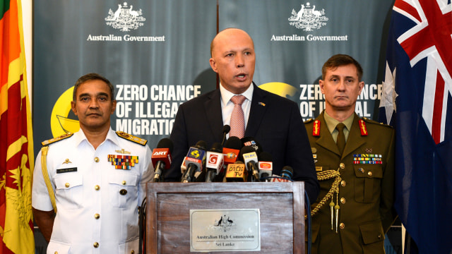 Menteri Pertahanan Australia, Peter Dutton. Foto: AFP/STR