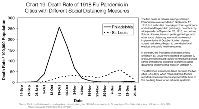 Efek social distancing terhadap Flu Pandemic