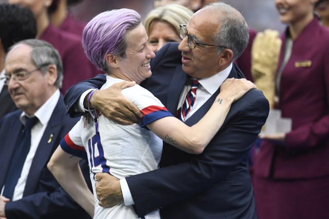 Megan Rapinoe, Carlos Cordeiro