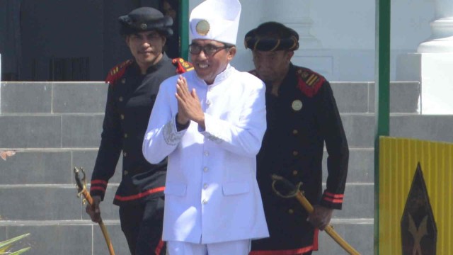 Sultan Tidore sekaligus Anggota DPD RI periode 2019 - 2024, Husain Alting Sjah. Foto: Nurkholis Lamaau/cermat