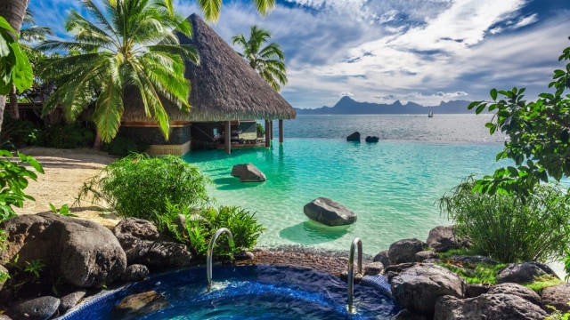 Resort mewah dan ramah lingkungan di Mozambik. Foto: Shutter Stock