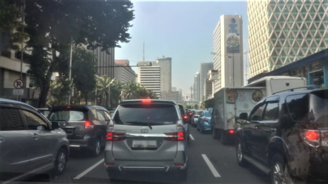 Arus lalu lintas di Thamrin