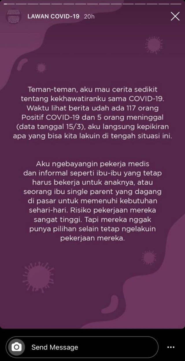 Rachel Vennya Berhasil Galang Dana Rp 1 Miliar untuk Pencegahan Virus Corona (8037)
