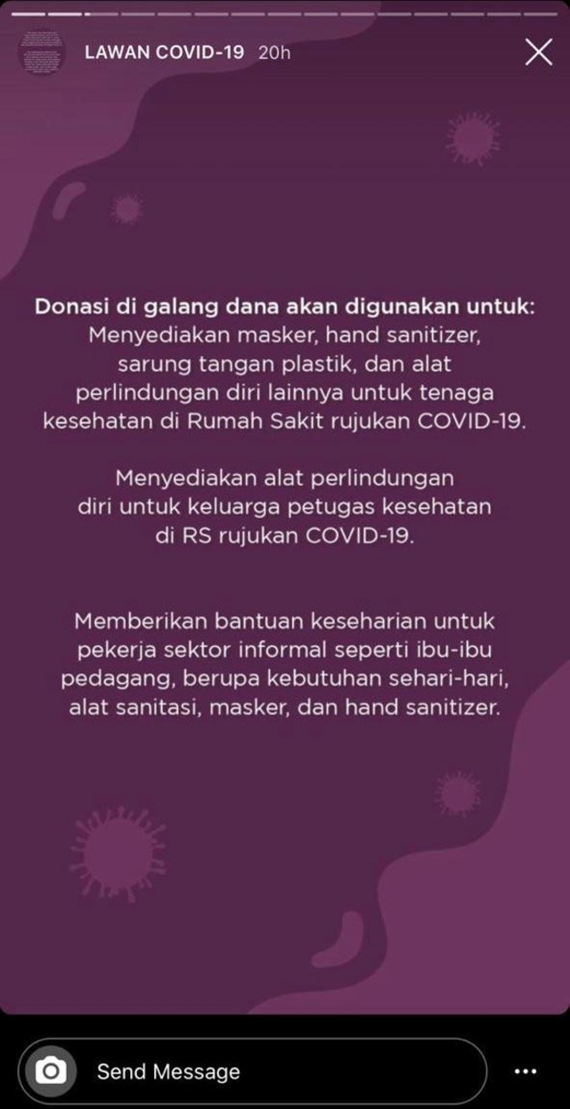 Rachel Vennya Berhasil Galang Dana Rp 1 Miliar untuk Pencegahan Virus Corona (8039)