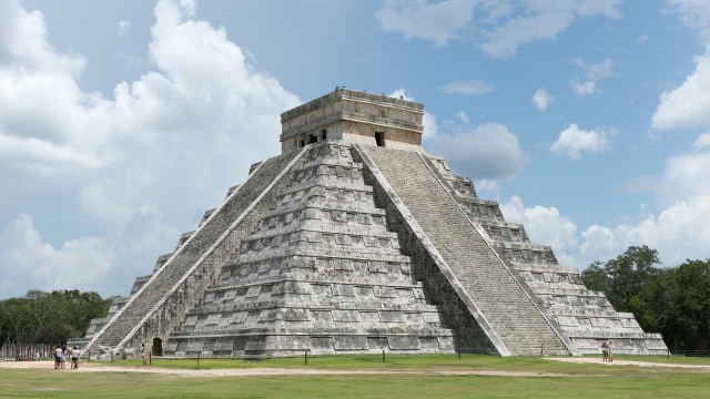 Foto: Piramida Kerajaan Maya