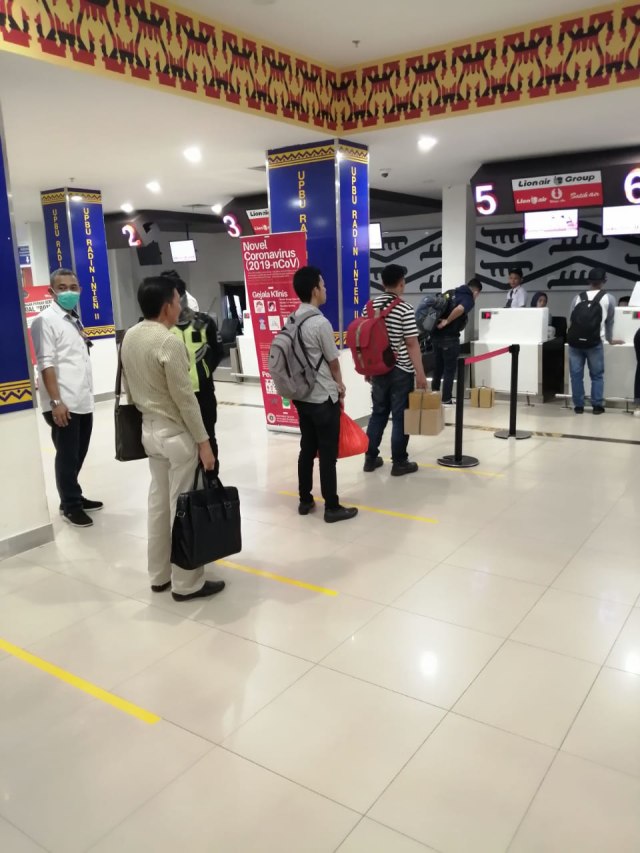 PTR- Social distancing di Bandara Soekarno-Hatta