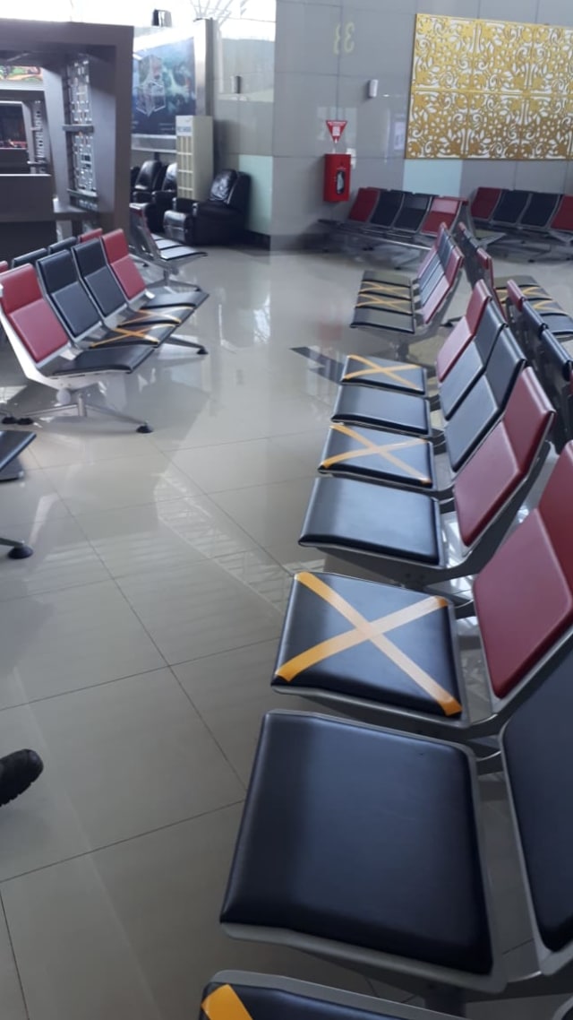 PTR- Social distancing di Bandara Soekarno-Hatta