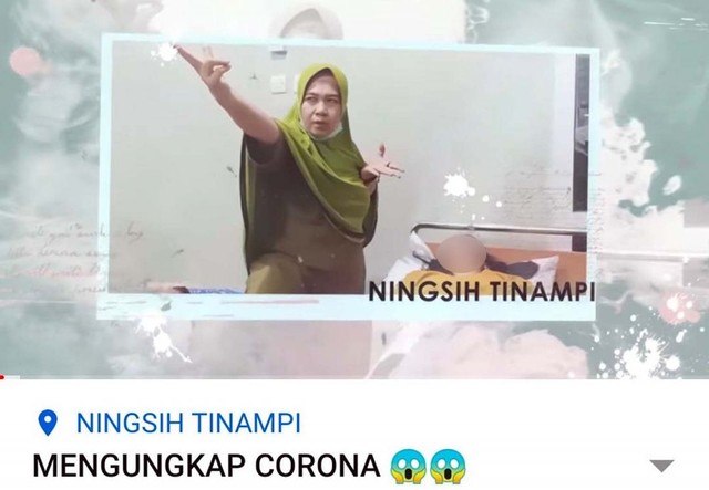 Ningsih Tinampi bagikan resep tangkap Virus Corona