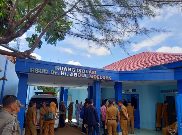 Ruang Isolasi Rumah Sakit Umum Abdul Moeloek | Foto : Sidik Aryono/ Lampung Geh