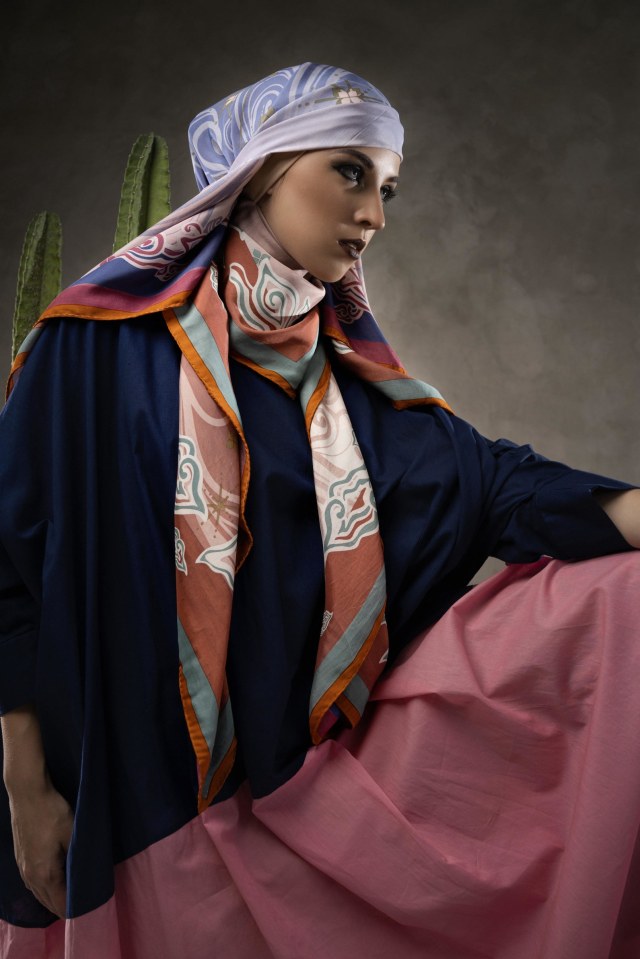 Koleksi hijab Katonvie x Itang Yunasz. Dok. Foto: Katonvie x Itang Yunasz