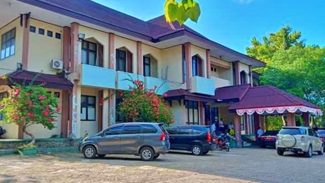 Suasana kampus Institut Agama Islam Negeri IAIN Sultan Amai Gorontalo. Kamis, (19/3). Foto: Dok banthayo.id