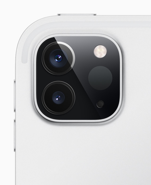 Kamera belakang iPad Pro 2020 terdiri dari dua kamera 12 MP dan 10 MP. Foto: Apple