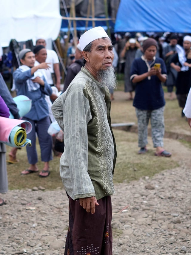 Peserta Ijtima ulama Asia yang sudah hadir di Gowa, Sulawesi Selatan, Kamis, (19/3). Foto: AP Photo/Syaief