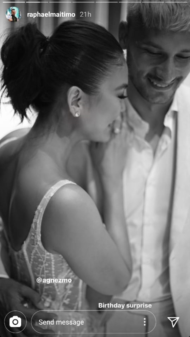 Agnez Mo dan Raphael Maitimo kompak unggah foto