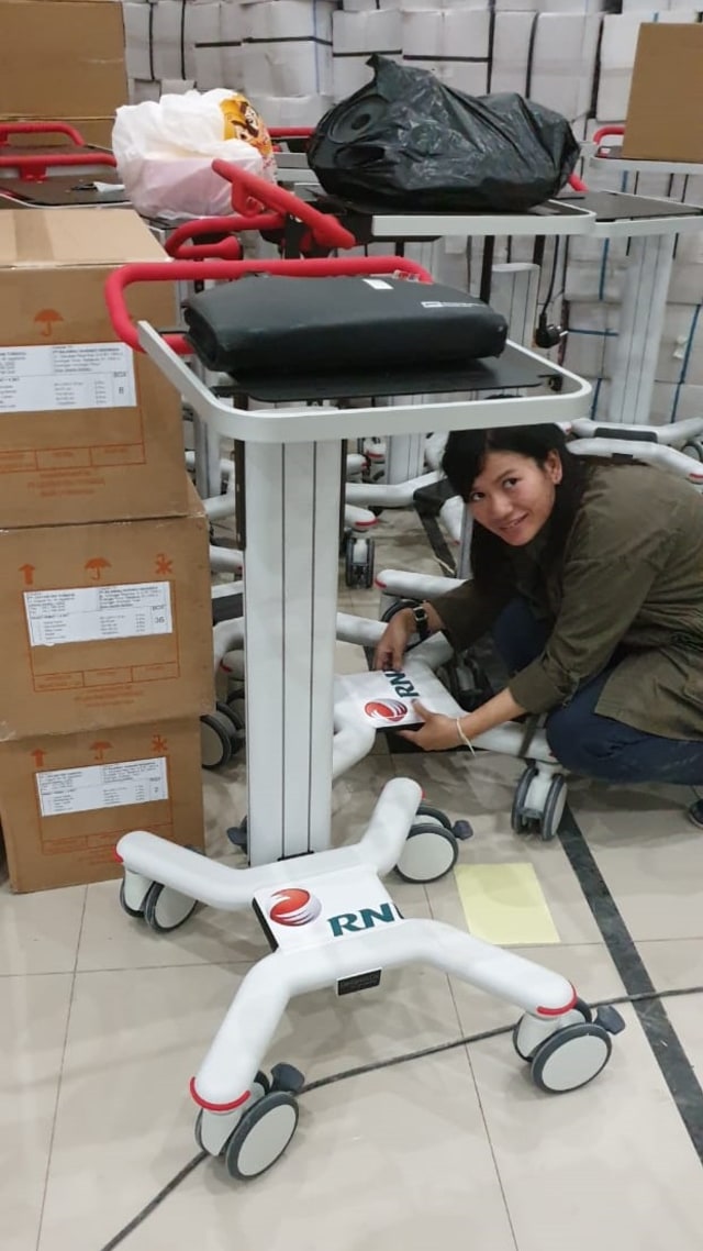 Peralatan medis yang akan digunakan RS Darurat Penanganan COVID-19 di Wisma Atlet, Kemayoran, Jakarta. Foto: Dok. Istimewa
