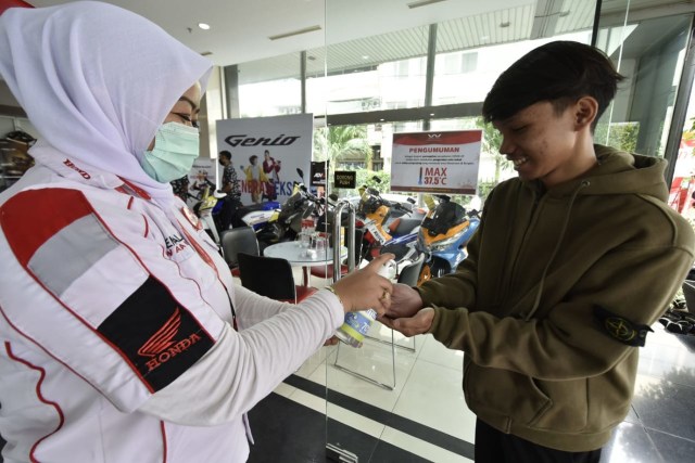 Cara Diler Motor Tangkal Penyebaran Virus Corona (12757)
