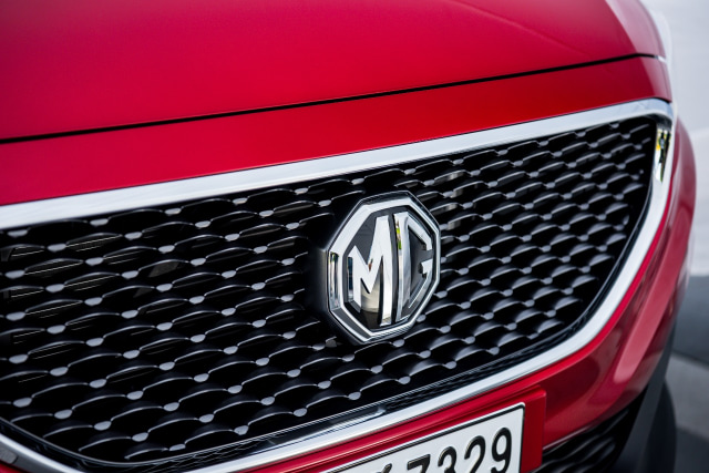 Logo MG dan desain grille MG ZS Foto: dok. MG Motor Indonesia