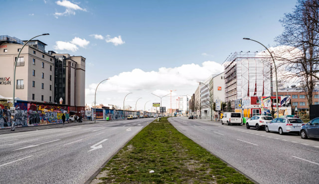 Pemandangan Sepi Kota Berlin Foto: REUTERS/Binh Truong