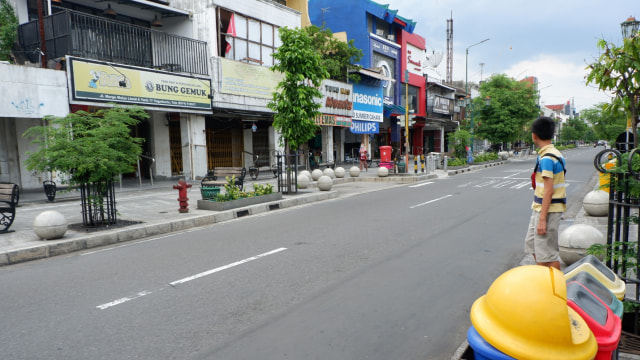 Suasana Sepi Selasa Wage di Malioboro