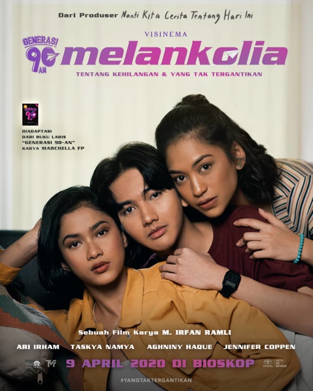 Poster Film Generasi 90-an: Melankolia. Foto: Instagram @generasi90anmelankolia.